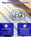 Heavy Duty Metal Roof Screw Caps 100 Pack Galvalume Rustproof Waterproof Covers on metal roof for leak protection.