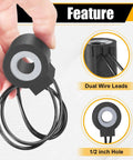 Person holding Solenoid Coil 12V DC 16W One Half Inch Hole Dual Wire Leads For Hydraulic Power Unit