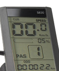 22.2mm LCD Cycling Computer For E Bikes Multifunctional Display Meter With Speedometer Odometer Battery Voltage Monitor
