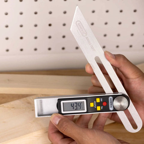 T Bevel Gauge And Protractor Digital Angle Finder With Full LCD Display And 8 Inch Stainless Steel Blade For Woodworking