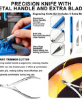 Must-Have 53 Piece 3D Printer Tool Kit With Nozzle Cleaning Needles, Brass Nozzles, Precision Knife and Trimmer Cutter
