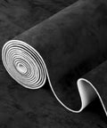 Rolled Garifon suede headliner fabric, black, foam-backed automotive headliner material, 96" L × 60" W