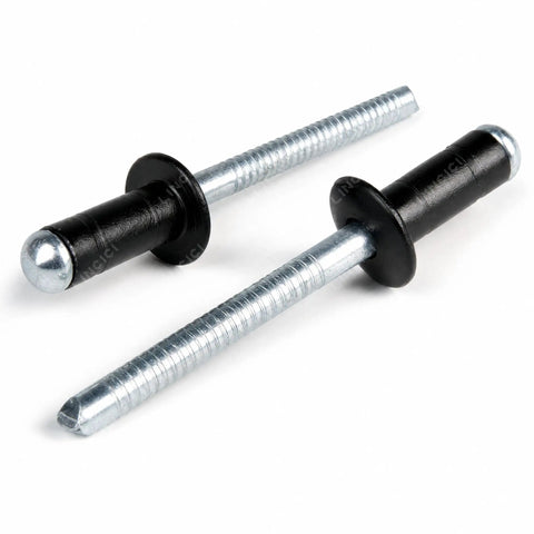 10 Pack Specialty Fuel Door Rivet For Toyota And Lexus No Sweat Swap Replaces 90269-06017 90269-A0005 impact clips with black and metal finish.
