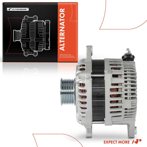 Rugged 150 Amp Alternator Replacement For Nissan Murano 2016, Pathfinder 2017 2020, Maxima 2019 2022, Infiniti QX60 2017 2020 3.5L 12V