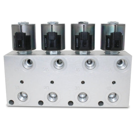 Universal 4 Circuit Hydraulic Multiplier Kit With Selector Valve, Couplers And Switch Box Control For Open Closed Or FPC Systems