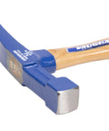 Heavy Duty 24 Oz Brick Hammer For Masonry Work Break Bricks And Concrete Drop Forged American Steel Made In USA with wooden handle