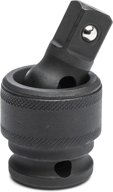 Universal joint from 44 Piece 1/2 Inch Drive Impact Socket Set With Standard And Deep SAE/MM Sockets, Off-Corner Loading