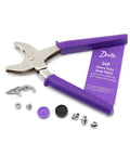 Beefy Heavy Duty Snap Pliers Kit For Size 24 5 8 Inch Metal Snap Fastener Tool Purple Handheld Snap Setter