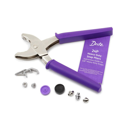Beefy Heavy Duty Snap Pliers Kit For Size 24 5 8 Inch Metal Snap Fastener Tool Purple Handheld Snap Setter