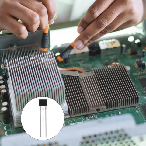 Slim Hall Effect Sensor for Brushless Motors setup on industrial circuit board, demonstrating precise motor control and sensing.