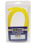 Stens 1/4 inch fuel line, 5 ft, yellow in packaging, Tygon ID, used for small engines