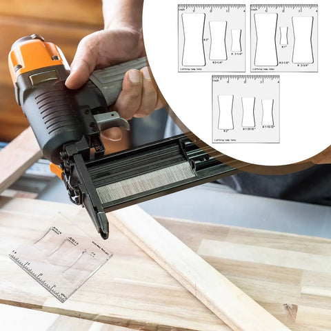 Badass Butterfly Router Template Set For Woodworking Featuring Slick Bowtie Jig Kit with router in use, showcasing acrylic templates.