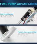 Premium Electric Fuel Pump Module Replacement For 1996 1997 Chevy GMC Trucks CK 1500 2500 3500 4.3L 5.0L 5.7L 7.4L Drop In No Hassle Install Turbo Pump With Enhanced Fourth Gen Motor close-up view