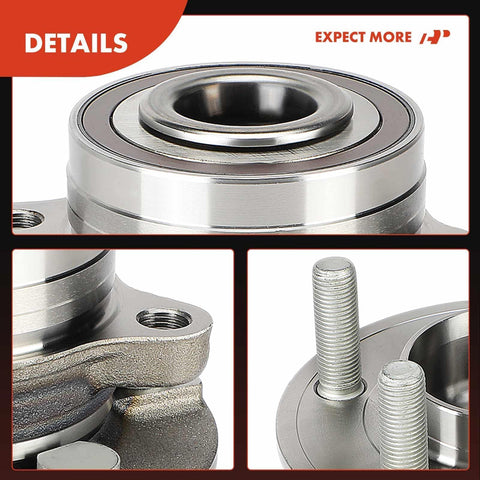 Close-up of Front Wheel Bearing And Hub Assembly For Ford Explorer 2020 Through 2023 And Lincoln Aviator 2020 Through 2022 RWD