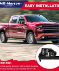 Engine Compartment Fuse Block 84354721 84460795 For Chevy Silverado Gmc Sierra 1500 2500 HD 3500 HD 2017 To 2019 shown with truck.