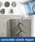 Heavy Duty Concrete Crack Filler To Fix Cracked Pavement And Asphalt Fast While Delivering A Waterproof Shield Against Seasonal Swelling Using Elastic Polymers For Badass Repair Results That Handle Extreme Temps Like A Boss And Stop Leaks Dead In Their, gray sealant being applied to a concrete crack.