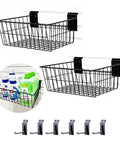 Heavy Duty Slatwall Baskets For Garage And Workshop 15 Inch Large Wire Storage Bins Rugged Slatwall Organizers with hooks