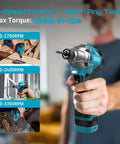 Kick Ass Cordless Drill And Brushless Impact Driver Power Tool Combo Kit For Home Diy Tasks Knocks Out Rusty Lug Fasteners With High Torque Punch And Beast Mode Speeds That Handle Heavy Jobs Smoothly, showcasing 3-speed control and max torque 1330 in-lbs.
