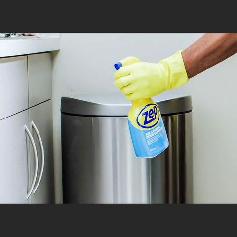 Person using Air And Fabric Odor Eliminator 32 Oz Fast Acting No Color Spray That Kills Odors At The Source For Home Car And Office