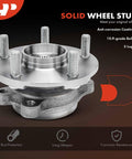 Two-Pack Front Wheel Bearing And Hub Assembly 5-Lug Set For Toyota RAV4 2006-2012, Corolla iM, Prius V, Scion tC, xB, iM, Lexus HS250h