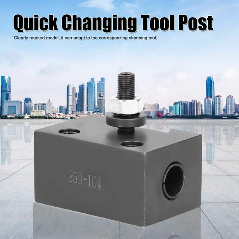 Top Shelf Quick Change Tool Holder For Mini Lathe And Cnc Machining Builds Crafted From High Carbon Steel, quick change tool post with clamp.
