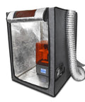 All In One Resin 3D Printer Enclosure With Vent Kit And UV Curing Light That Plays Nice With Photon Mono 2 Mars 4 MSLA