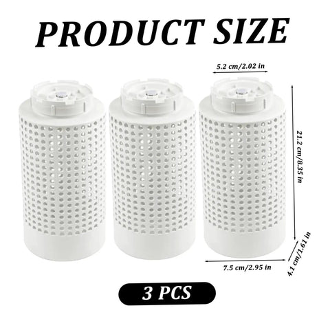 In-Ground Compost Bin Kit, Three-Piece 4x10 Inch PVC Composter Tumbler showing size and measurement details.