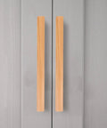 Solid Wood Cabinet Handles Set Of 2 For Drawers Wardrobe Doors And Kitchen Cupboards Built To Last Furniture Hardware