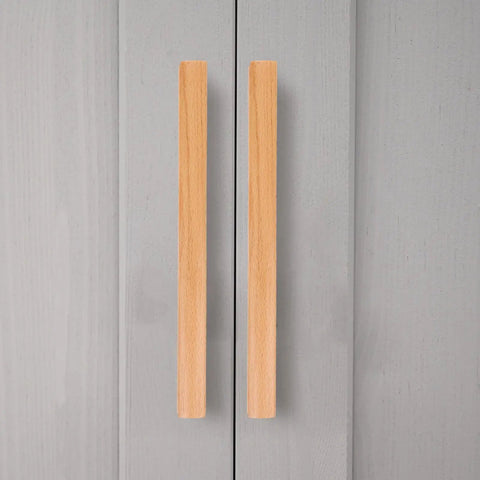 Solid Wood Cabinet Handles Set Of 2 For Drawers Wardrobe Doors And Kitchen Cupboards Built To Last Furniture Hardware