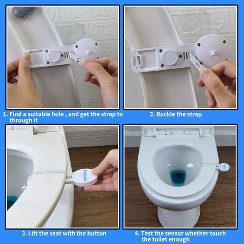 Installation steps for Automatic Toilet Flusher With Half And Full Flush Modes, Water-Saving Valve, Foot Kick Or Hand Press Control