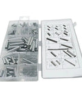 200 Pieces Tension And Compression Spring Kit With Electrical Torsional Extension Springs Perfect For DIY Repairs And Machinery Hacks To Get Your Projects Crisp And Rock Solid Fast. plastic case with assorted steel springs