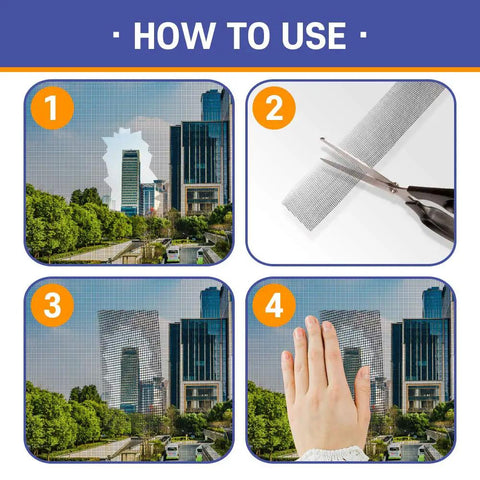 DIY Friendly Fiberglass Screen Repair Kit For Windows And Doors With 2 Inch By 15 Feet Black Mesh And 3 Layer Strong Adhesive Tape Easy Install Made In Korea Durable Replacement Mesh For Window And Door Screens used to fix hole in screen