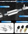 Hydraulic Brake Bleed Kit For Cars And Bikes With 100ml Syringe 50cm Hose And One Way Check Valve Bleeding Tool parts