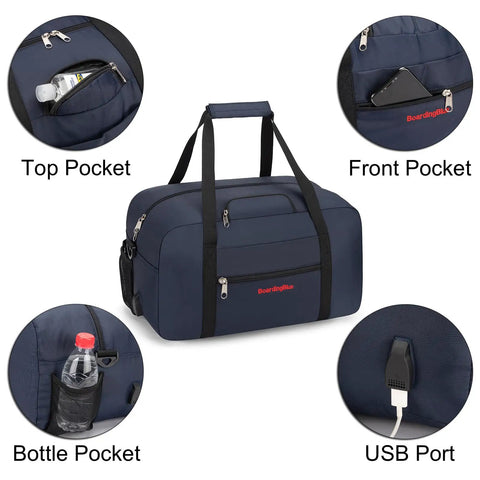 Under Seat Personal Item Duffle Bag For Air Travel ✓