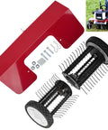 High Efficiency Dethatcher Attachment Kit For Lawn Cultivators That Quickly Removes Thatch And Weeds, No Fuss Hook Up components