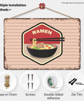 Vintage Ramen Sign Metal Wall Art 8x12 Tin Sign Poster For Home Kitchen Office Garage Decor Old School Japanese Soup Theme Nostalgic Wall Decor For Foodies And Hobbyists
