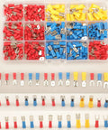 330 Piece Crimp Connector Kit With 2.8mm 4.8mm 6.3mm Spade Terminals Male And Female 15 Types Electrical Connectors