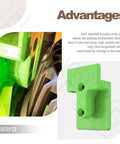 Leaf Blower Wall Mount Bracket With Screws Fits 530 CFM And 615 650 CFM Models Green Durable Mounting Solution, close-up view