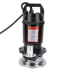 Badass 6000 GPH Submersible Sump Pump With 32.8 Foot Max Lift Height showing SUS stainless alloy body and outlet port.