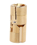 Polished Brass Hidden Cabinet Hinges 12mm Cylindrical Concealed Hinges With 180 Degree Opening for Jewelry Box