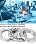 51206 Plane Axial Ball Thrust Bearing Replacement For Machinery Equipment Low Noise Industrial Hardware Parts With Pro Grade High Precision Steel And Super Precise Raceway For Smooth Operation In High Speed Machines, stainless steel bearing set