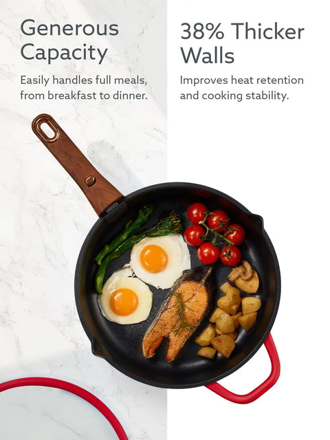 20 Piece Titanium Nonstick Cookware Set With Detachable Handle For Induction Cooking Non Toxic PFOA Free Dishwasher Safe Oven Safe