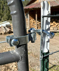 Heavy Duty T Post Gate Hinge Pins 2 Pack Built Tough Galvanized Carbon Steel 16mm Thickened Pin Rustproof Outdoor Gate Hardware