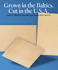 6 Mm Baltic Birch Plywood Sheets One Quarter Inch Thick 24 Inch By 24 Inch Pack Of Eight BB Grade Craft Wood for CNC Cutting