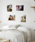 4 Pack Sublimation Glass Photo Blanks 11.8 Inch Long and 7.87 Inch Wide Wall Mount Frames in bedroom decor