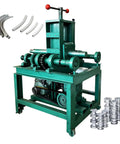 Techtongda Electric Pipe Tube Bender Roller For Round And Square Metal Pipes Arc Bender with reversible die sets and metal tubes.