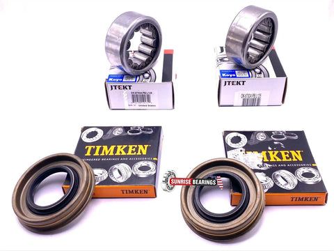 USA Made Rear Axle Bearing And Wheel Seal Driver And Passenger Kit For Ford F150 9.75 RG Fits 1997 2002 Models With Easy Install Tools For Reliable Rear End Service showing Timken/KOYO bearings and seals