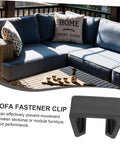Super Practical Outdoor Patio Furniture Clips keep your sectional couch pieces secure and neat, prevent wicker chairs from blowing away.