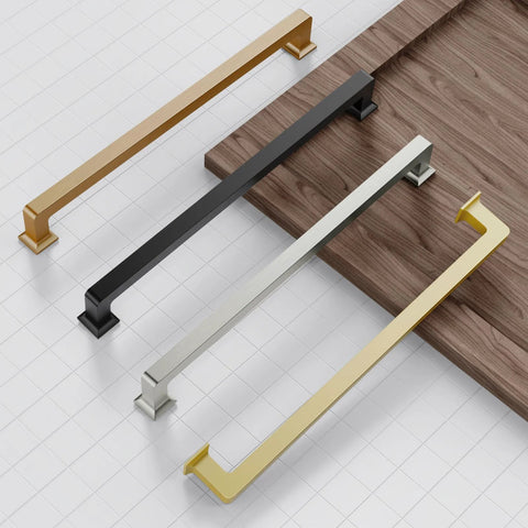 Brushed Nickel 7 Inch Cabinet Handles 10 Pack Modern Kitchen Cabinet Pulls For Drawers And Cupboards Durable Metal Hardware