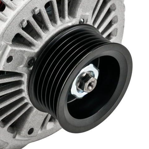 Close-up of Alternator Compatible With Lexus RX300 1999 2003 And Highlander 2001 2003 3.0L 100 Amp 12V CW Rotation 6 Groove Pulley